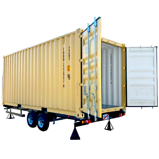 コンテナトレーラーの写真