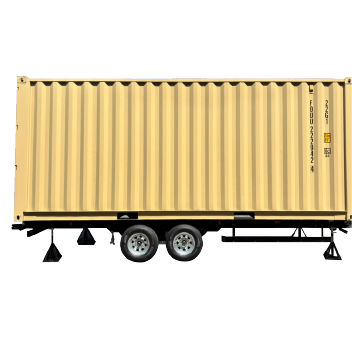 コンテナトレーラーの写真