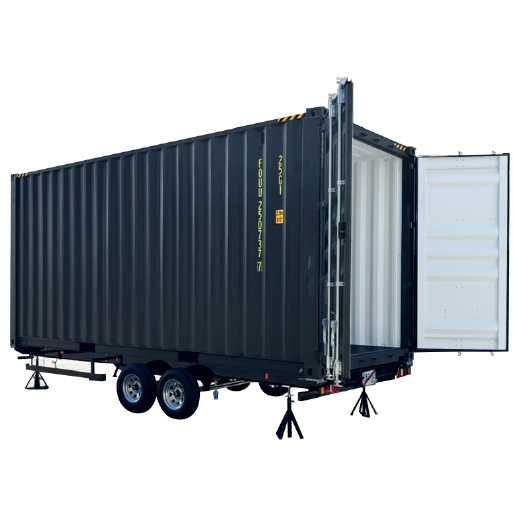 コンテナトレーラーの写真