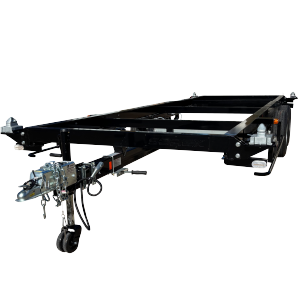 コンテナトレーラーの写真