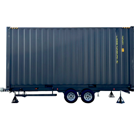 コンテナトレーラーの写真