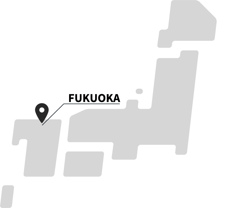 福岡の地図