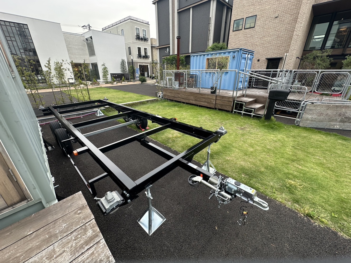 駒沢公園ハウジングギャラリーにて、20ftシャーシの展示がスタートしました。