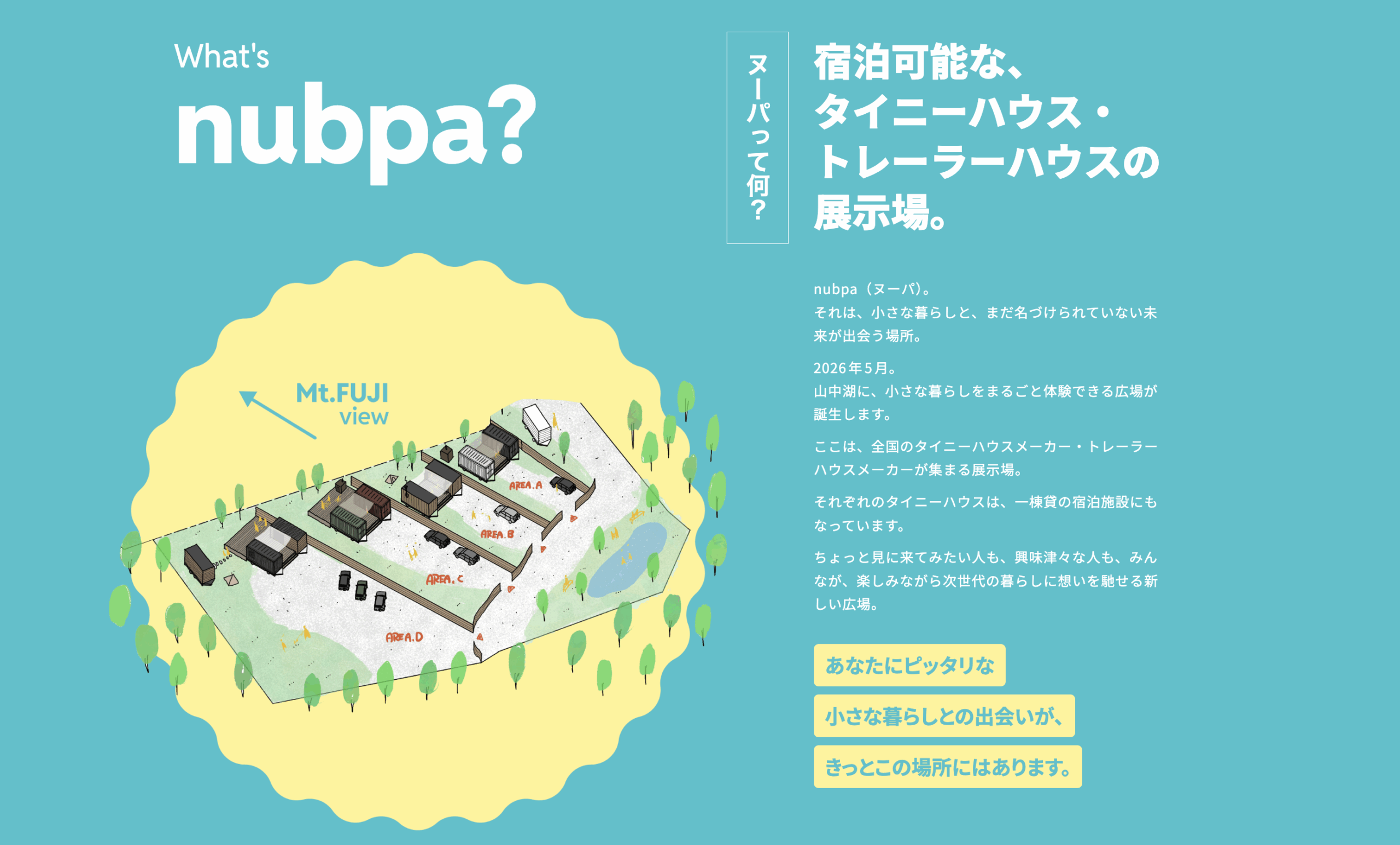 販路を広げたいトレーラーハウスメーカー様へ——山中湖にトレーラーを展示しませんか?