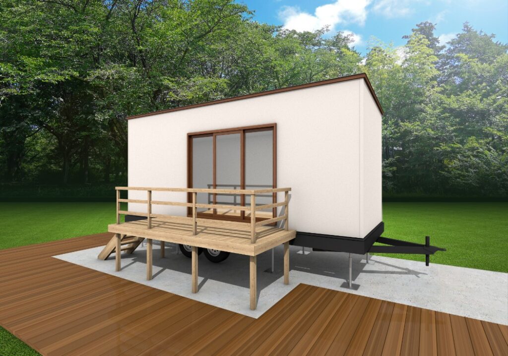 離れに適したトレーラーハウスのサイズと価格